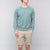 Save Khaki United Long Sleeve Supima Crew Sweatshirt Aspen