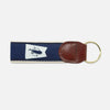 YRI Nantucket Burgee Key Fob