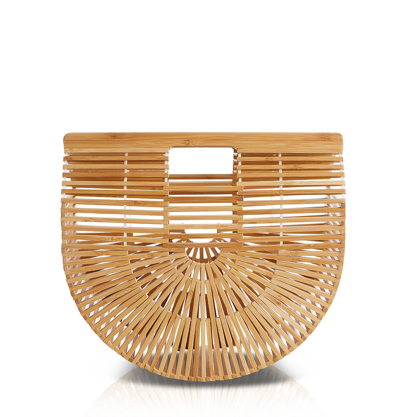 Pastoral Beach Bamboo Hollow Handbag