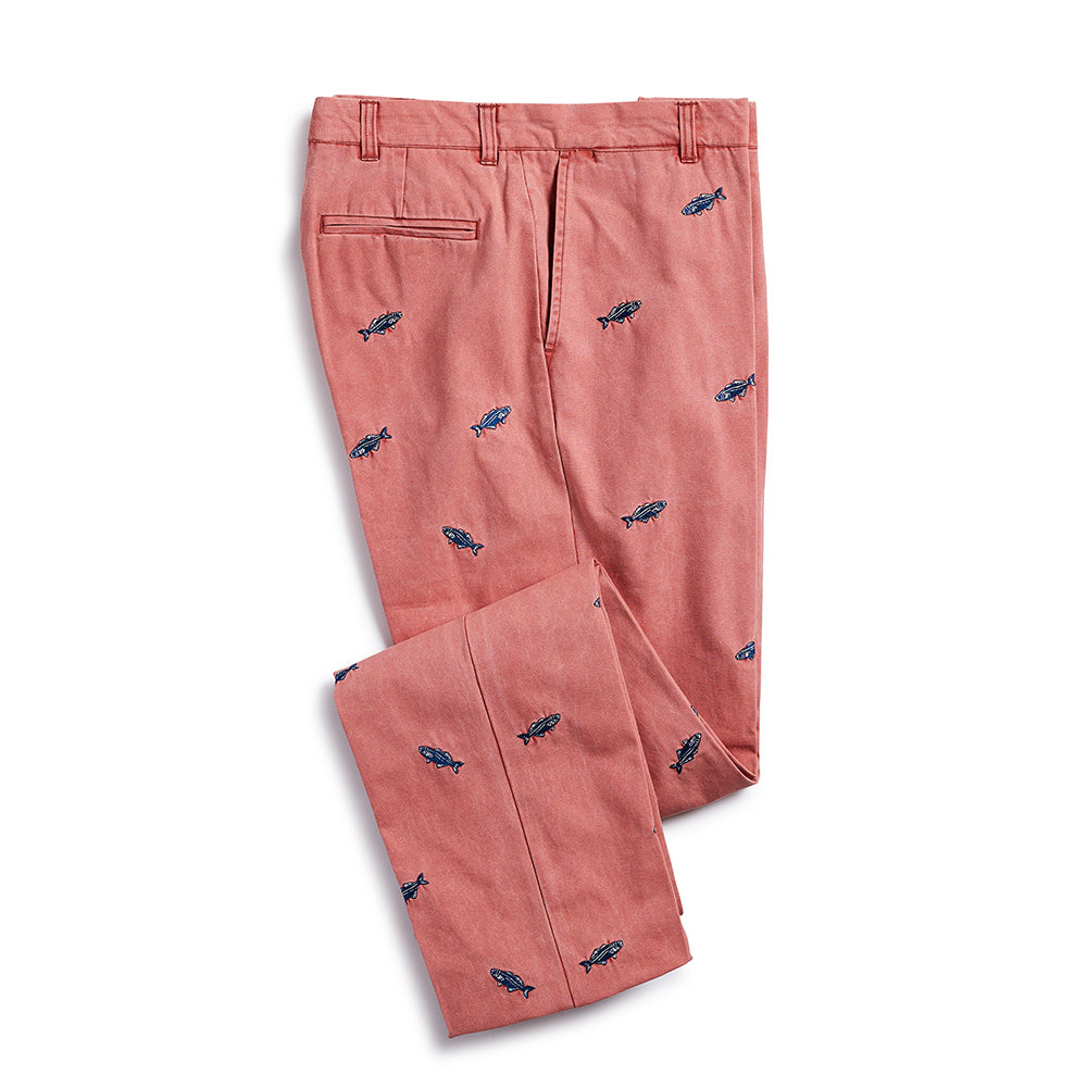 Nantucket Reds Collection™ Men's Embroidered Whale Pants