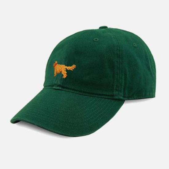 Smathers &amp; Branson Golden Needlepoint Hat - Hunter