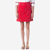 Castaway Ali Skirt - Crimson With Christmas Tree