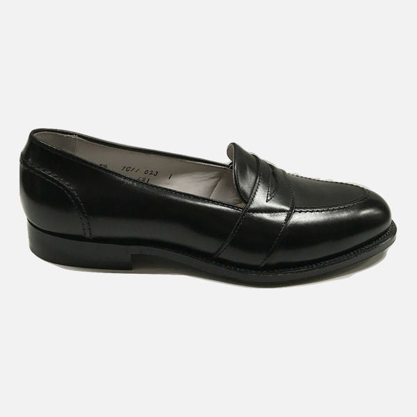 Alden Men's 681 - Full Strap Slip On - Black Calfskin
