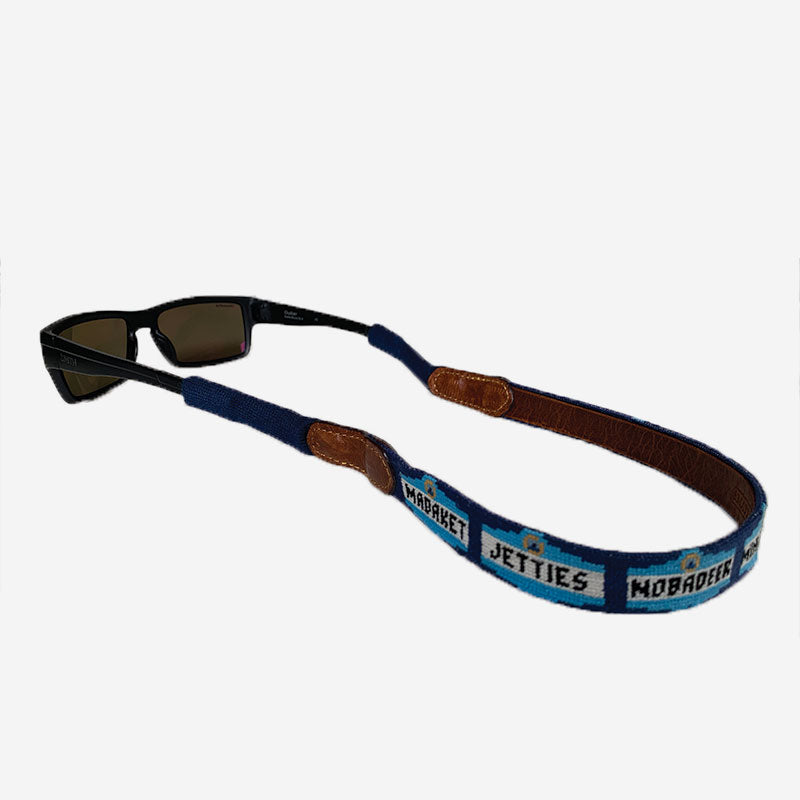 Smathers & Branson Town Signs Needlepoint Sunglass Strap