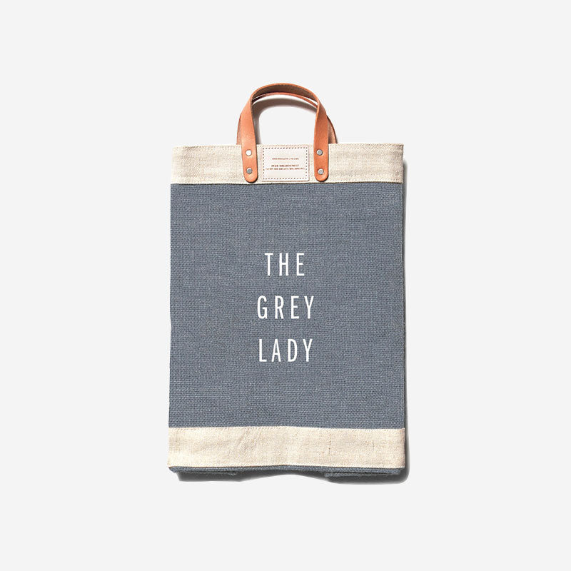 Apolis The Grey Lady Market Bag - Charcoal
