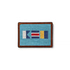 Smathers &amp; Branson ACK Nautical Flags Needlepoint Card Wallet