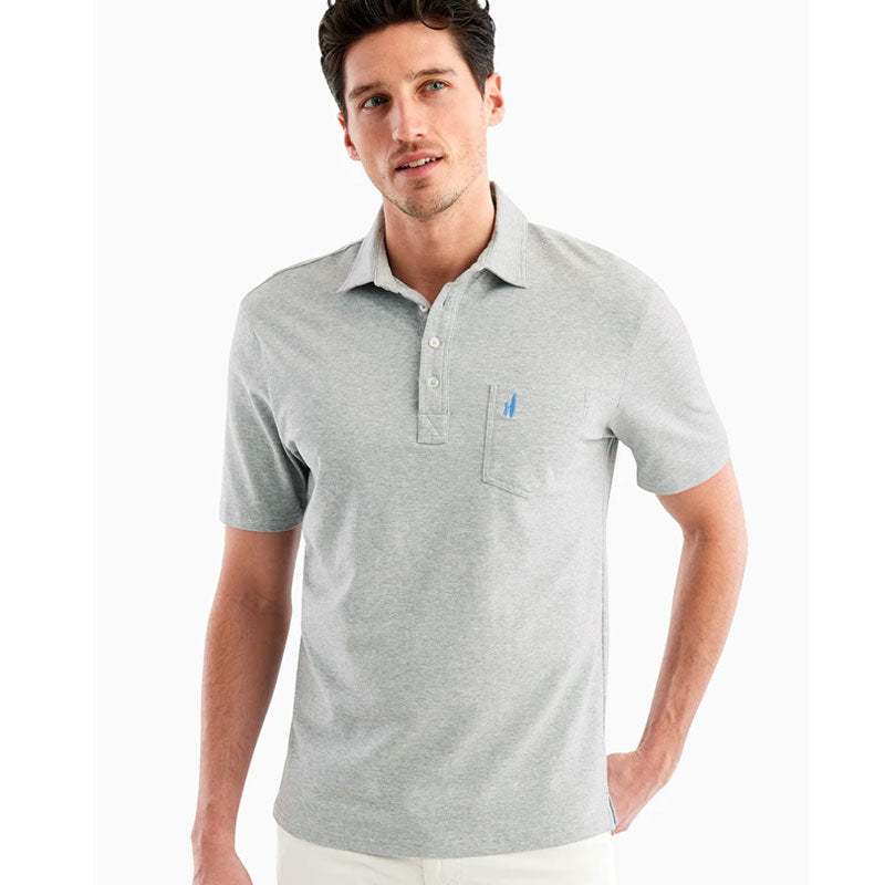 Johnnie O Classic Heathered Polo - Grey