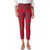 Castaway Ankle Capri Stretch Twill - Royal Stewart Tartan Plaid