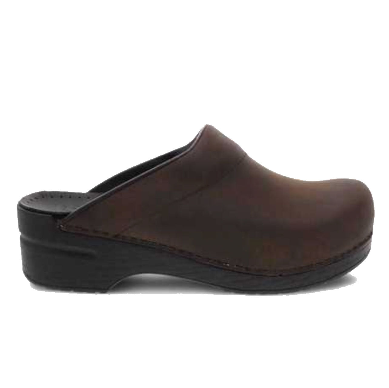 Dansko Men's Karl Antique Clogs Brown/Black Murray's Toggery Shop