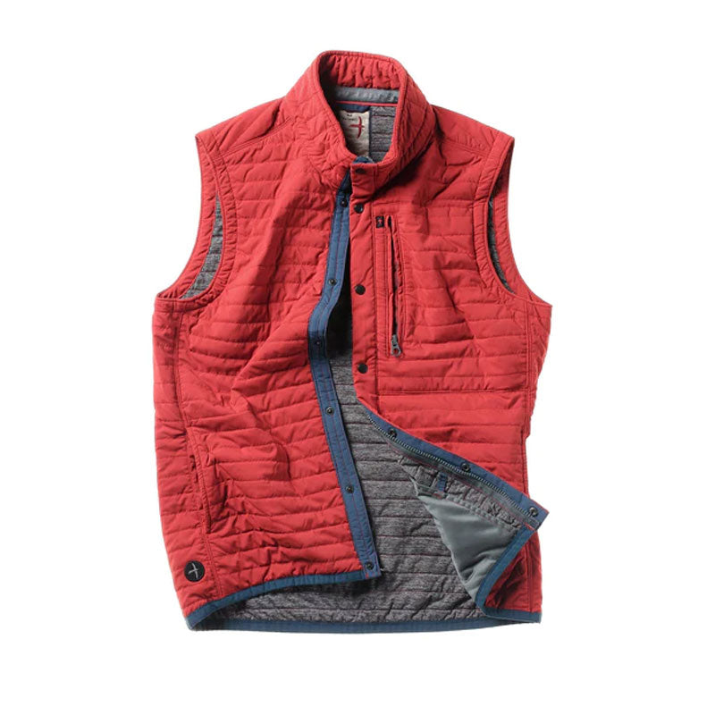 Relwen Windzip Vest - Cardinal Red