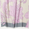 Kinross Cashmere Scroll Floral Print Scarf - Orchid Multi