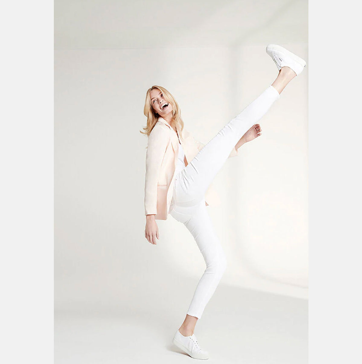Raffaello Rossi Vic Denim - White