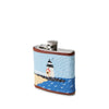 Smathers &amp; Branson Brant Point Rainbow Fleet Scene Needlepoint Flask