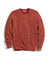 Marine Layer Garment Dye Crew Sweater - Amber Brown