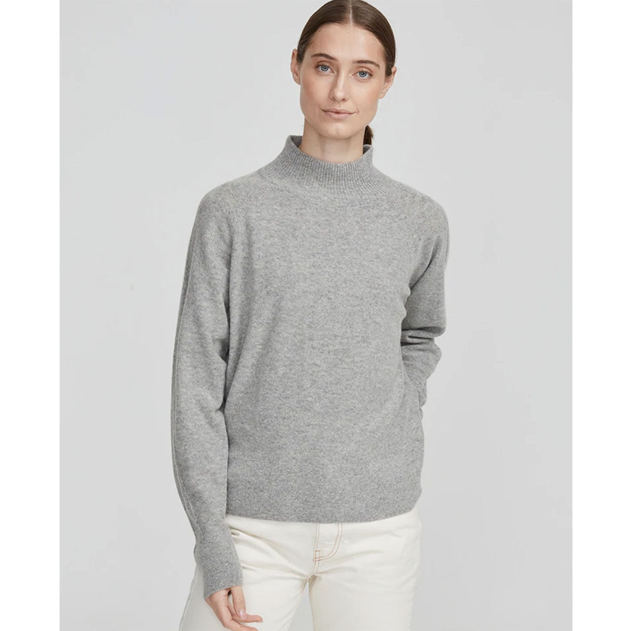 Holebrook Cathrine Sweater - Light Grey Melange