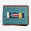 Smathers &amp; Branson ACK Nautical Flags Needlepoint Bifold Wallet