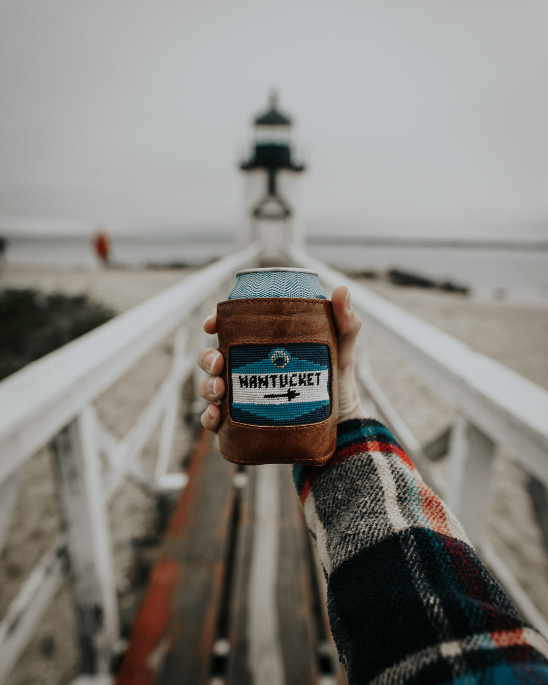 Smathers & Branson Nantucket Town Signs Can Cooler