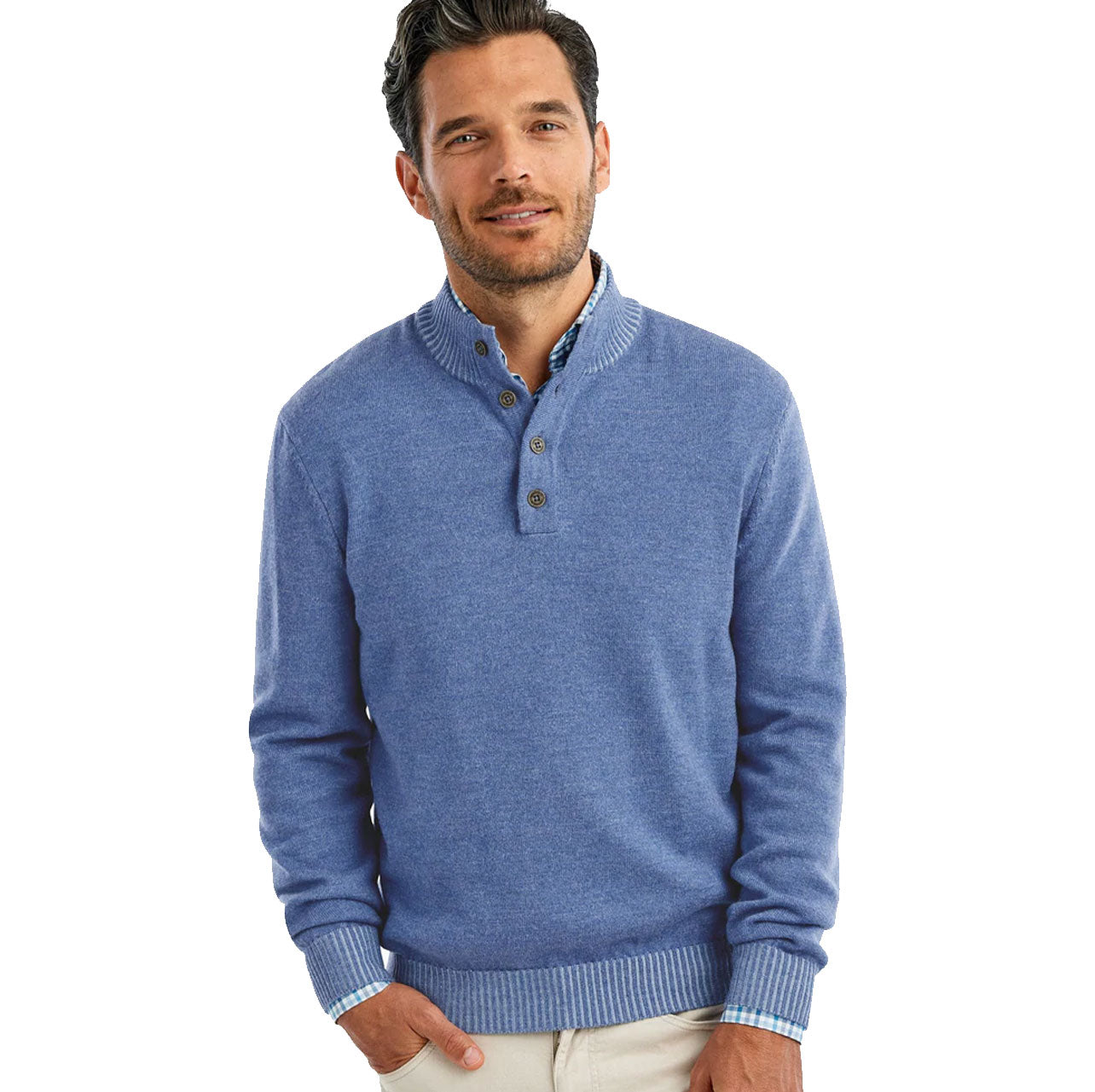 Johnnie O Henley Sweater - Laguna Blue