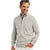 Johnnie O 1/4 Zip Donegal Sweater - Light Grey