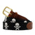 Smathers & Branson Jolly Roger Needlepoint Belt