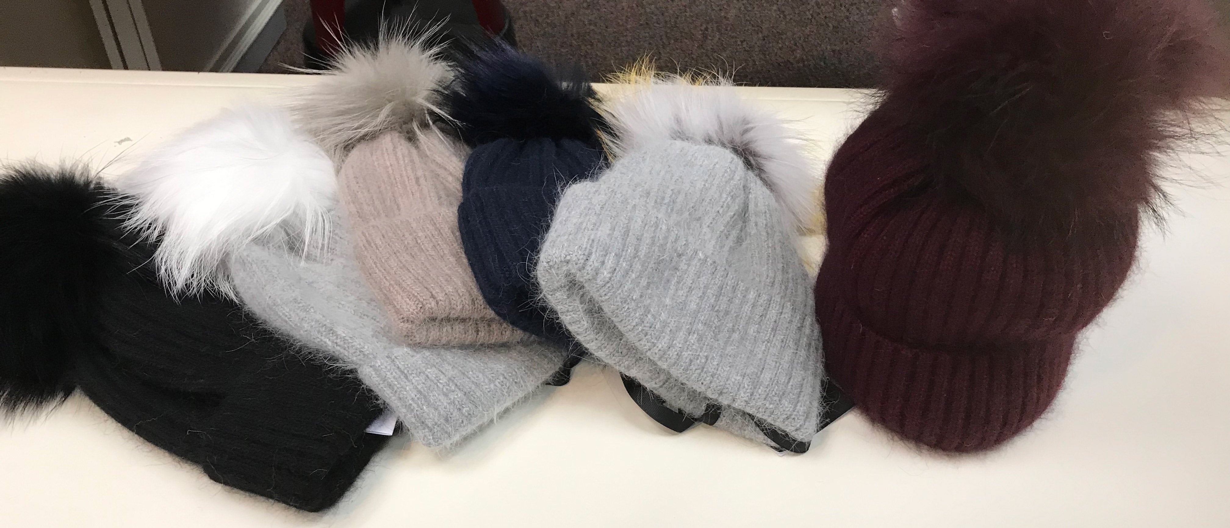 Hats Real Fur Pom Poms, Pompom Hat Real Fur