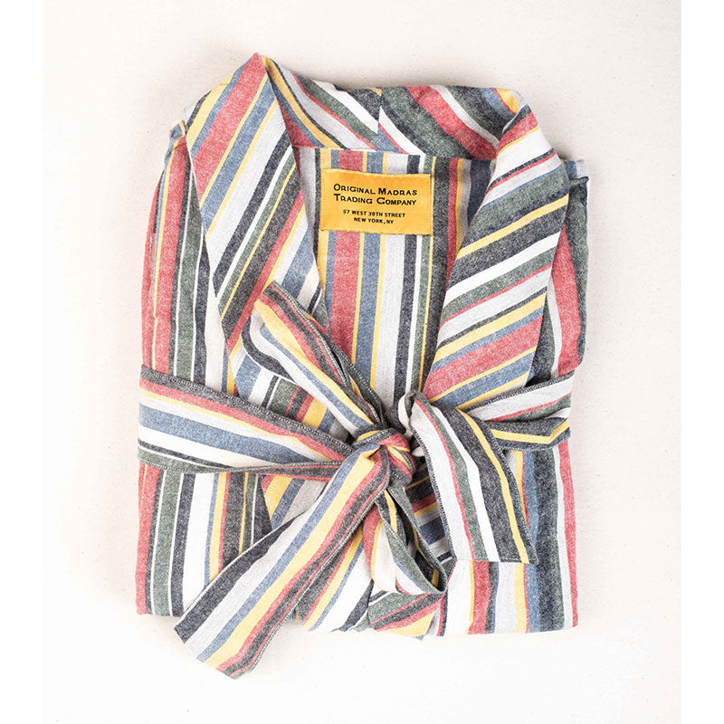 Original Madras Trading Co. - Madras Belted Robe