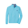 Peter Millar Natural Touch Quarter-Zip - Island Blue