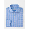 Peter Millar Clayton Summer Soft Cotton Sport Shirt - Nautilus Blue