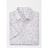 Peter Millar Oahu Cotton-Stretch Short-Sleeve Sport Shirt - Fruit Punch