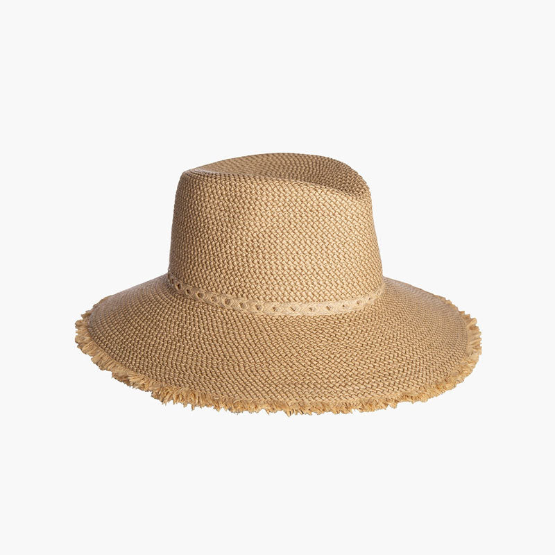 Eric Javits Mykonos Fringe Fedora - Peanut