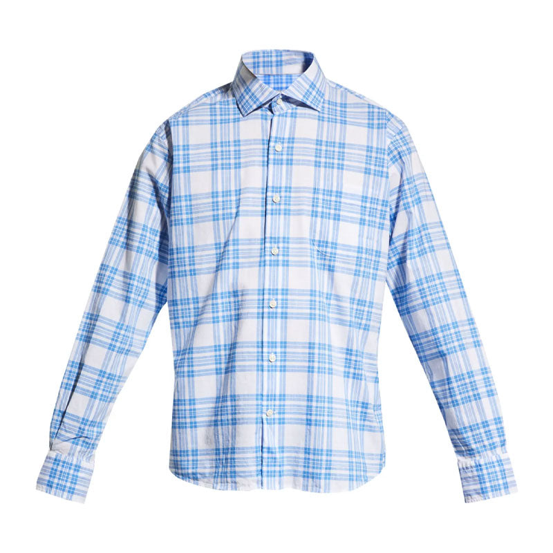 peter millar long sleeve dress shirts Peter Millar Clarke Crown Vintage Cotton-Stretch Sport Shirt S