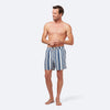 Tom &amp; Teddy Swim Trunk - Navy Stripe