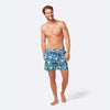 Tom &amp; Teddy Octopus Swim Trunk - Dmeark Blue &amp; Sky