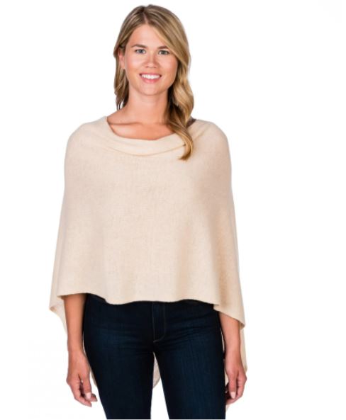 Alashan Cashmere Dress Topper Poncho