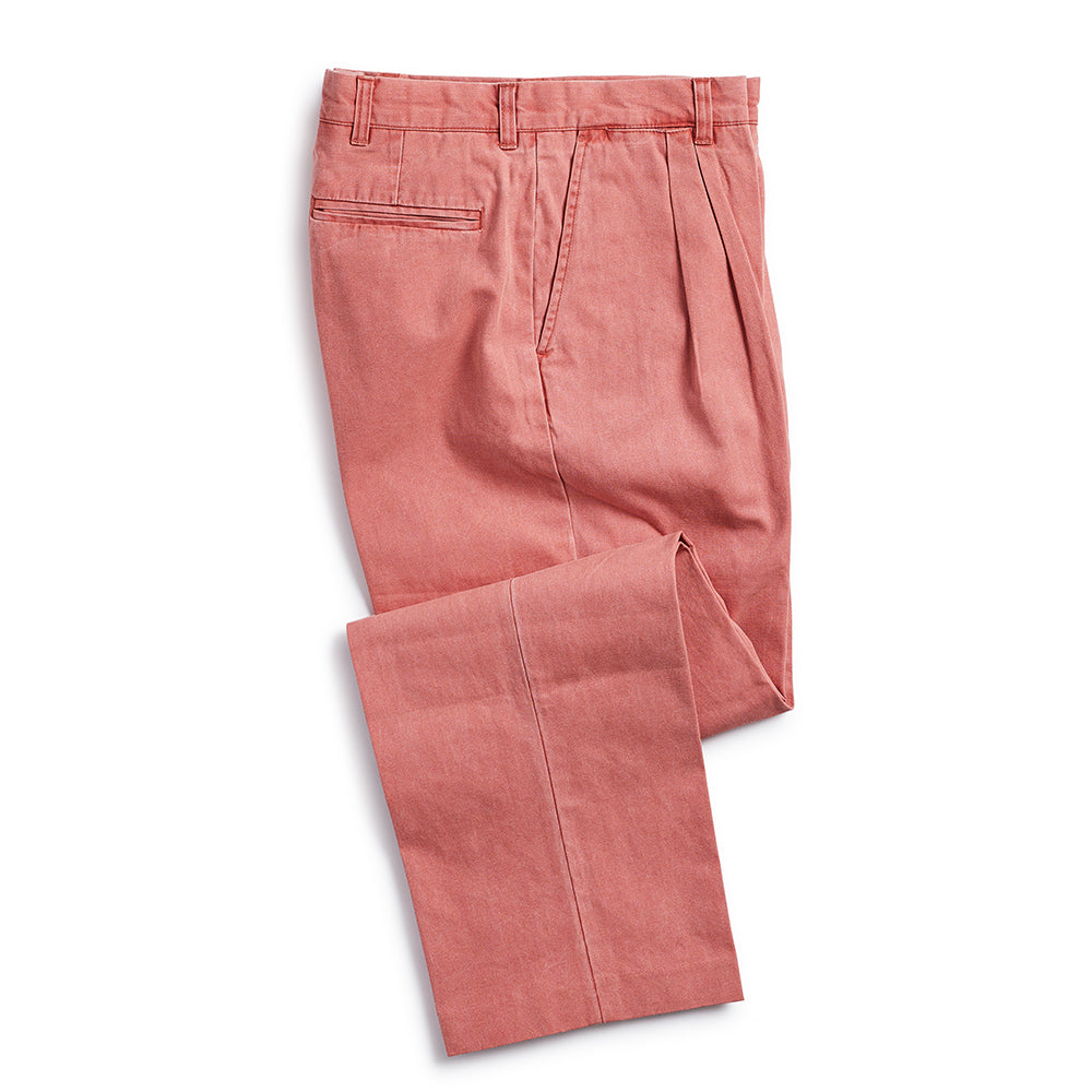 Nantucket Reds Men's Pleated Front Pants 26 / 32 / Red