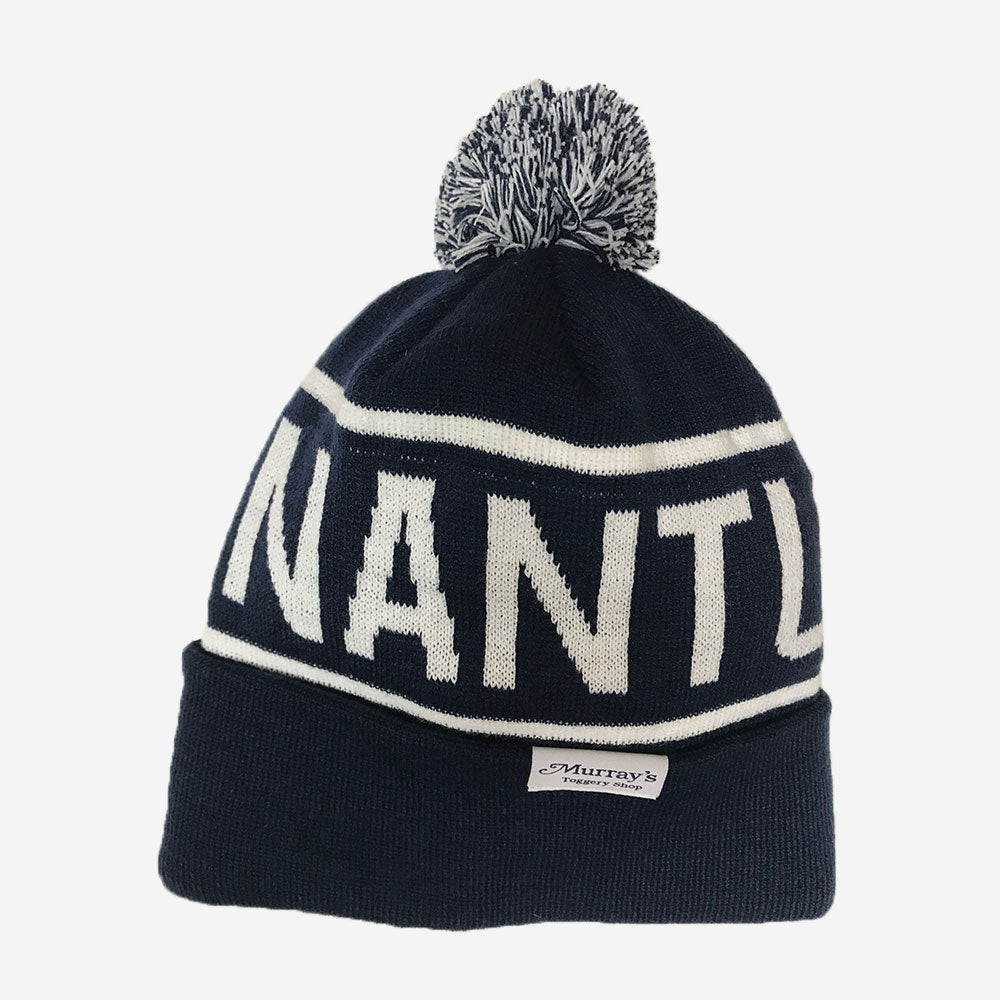 Richardson Nantucket Knit Beanie with Cuff Navy