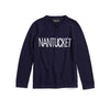 Latitude Clothing Nantucket Sweater - Navy/White