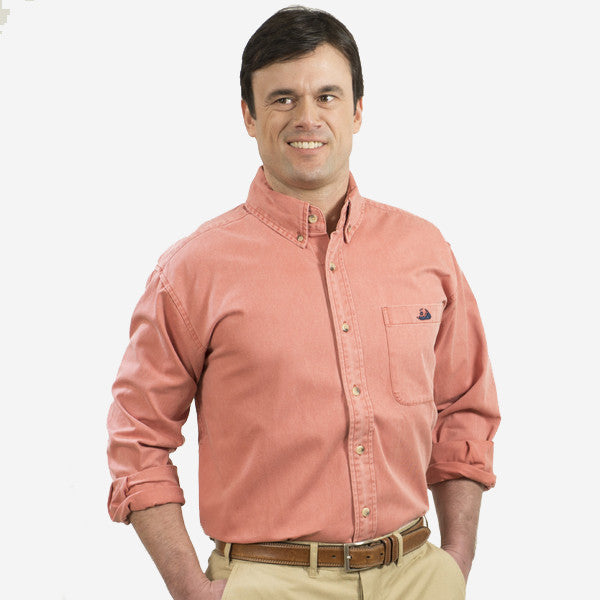 Nantucket Reds Collection Long Sleeve Button Down