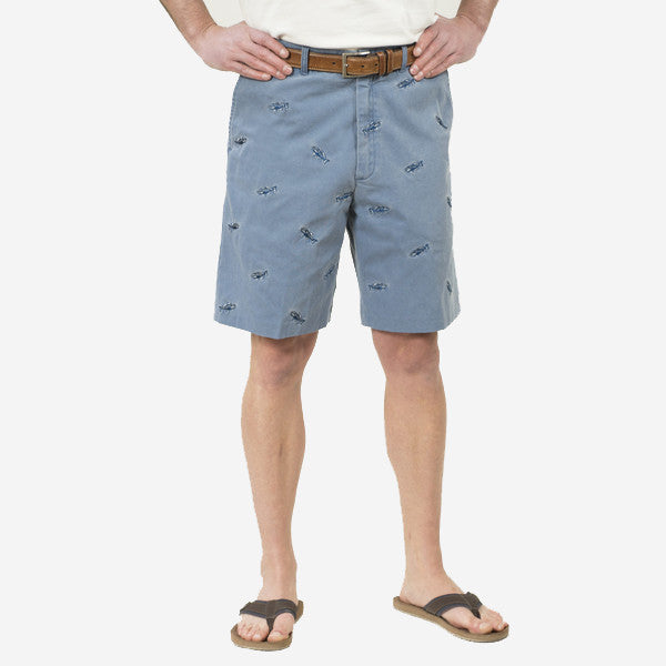 Nantucket Reds Collection® Men's Bluefish Bermuda Shorts - Blue