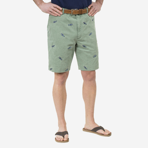 Nantucket Reds Collection® Men's Bluefish Bermuda Shorts - Green