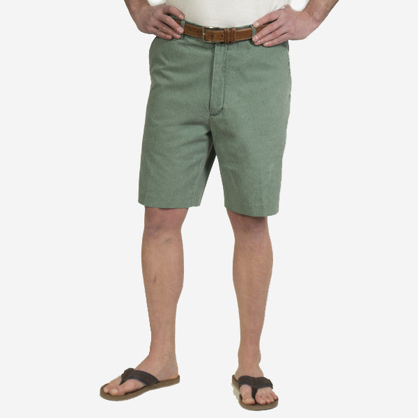 Nantucket Reds Collection® Men's Plain Front Bermuda Shorts - Green