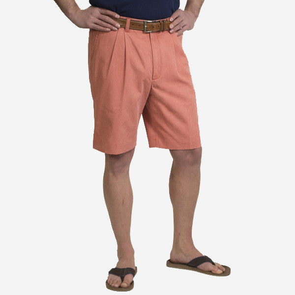 Pleated front shorts hot sale