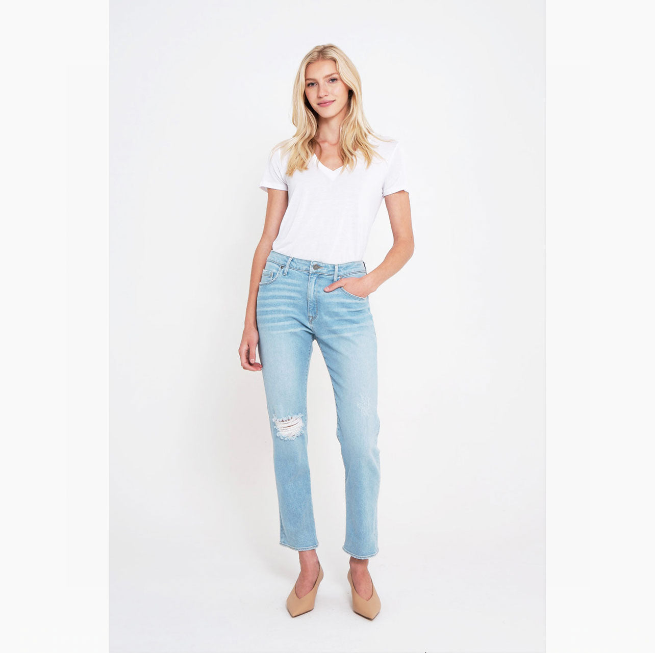Parker Smith Boyfriend Distressed Jeans - Coronado
