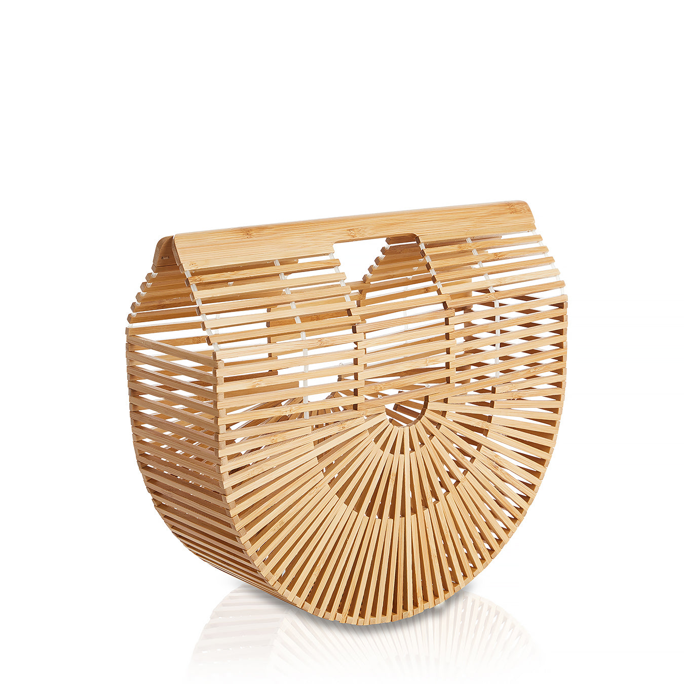 Pastoral Beach Bamboo Hollow Handbag