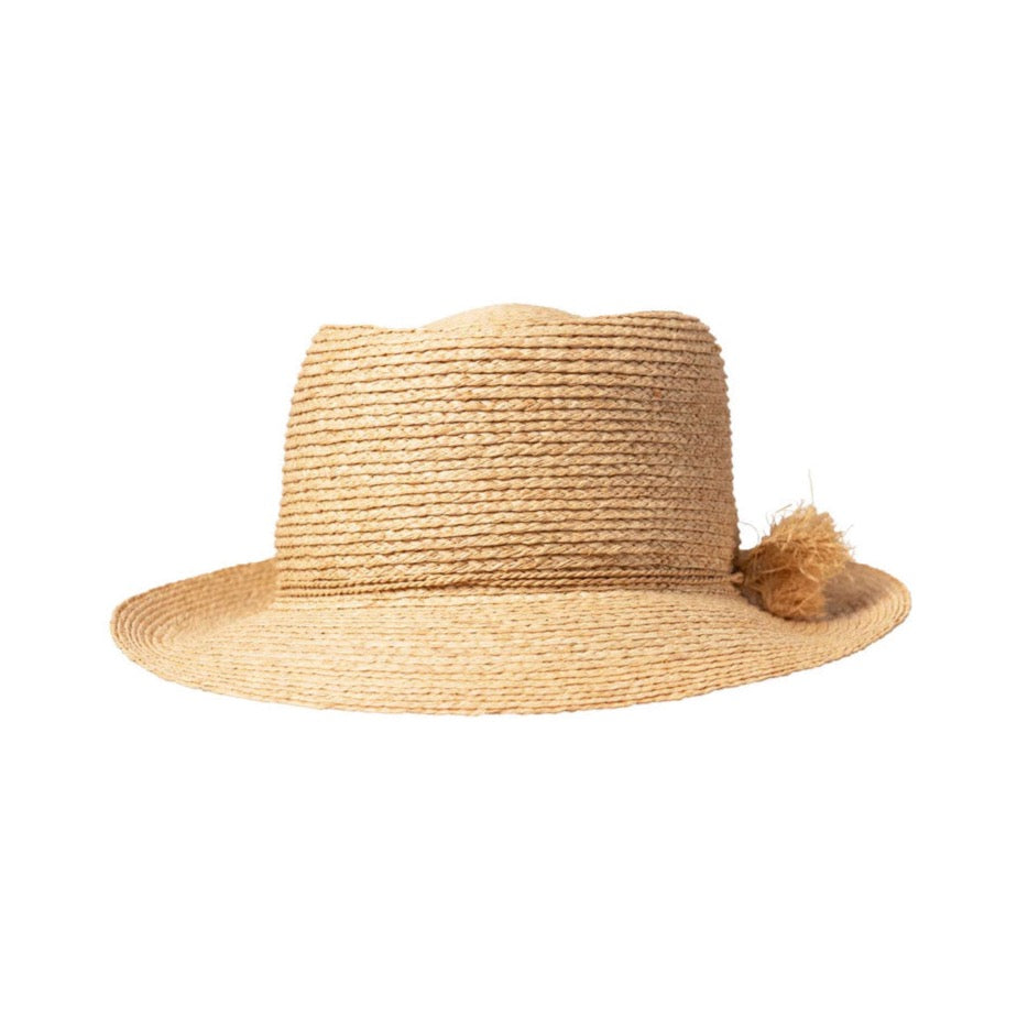 Peter Beaton Cathcart Hat - Narrow Braid Raffia Straw