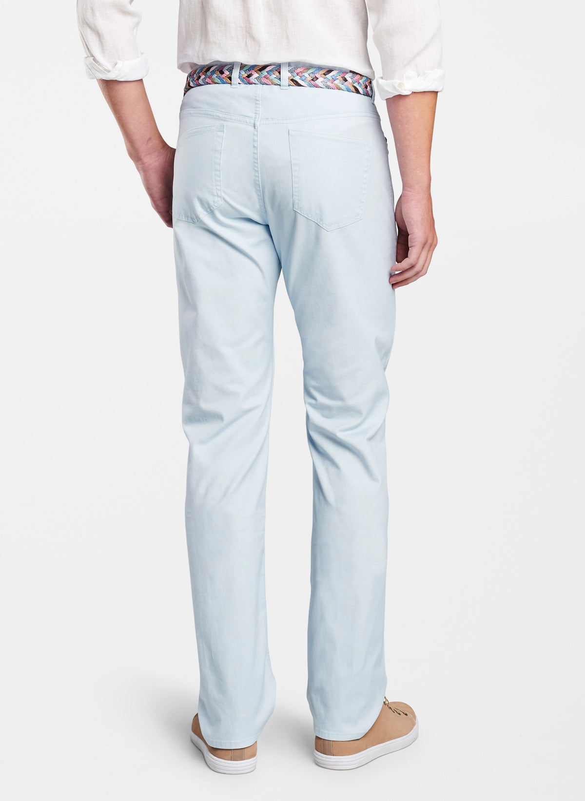 Peter Millar Soft Touch Twill Five-Pocket Pant Sky