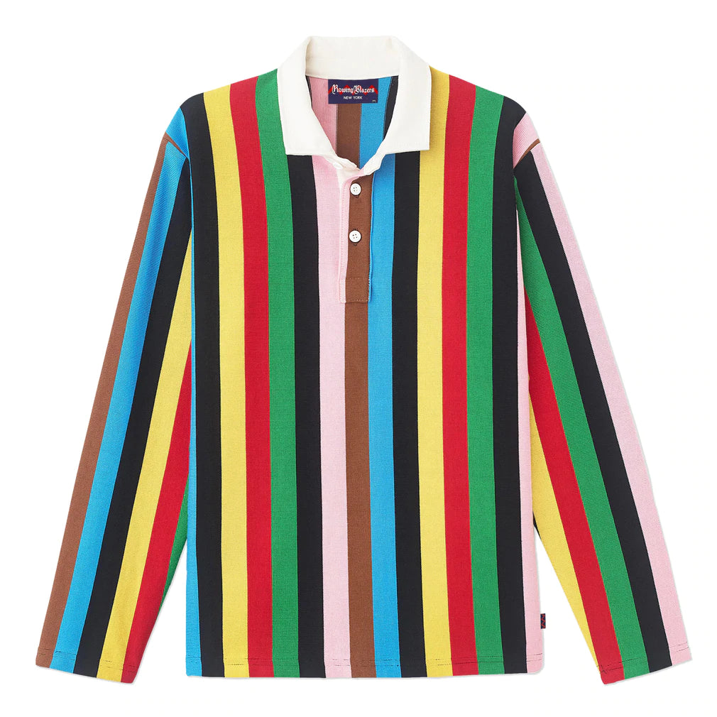 Rowing Blazers Super Heavyweight Rugby (The Croquet Stripe Rugby)
