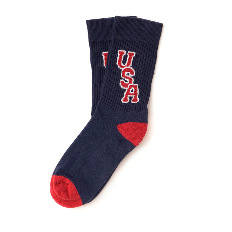 American Trench 1968 USA Sock - Navy