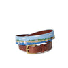 Smathers &amp; Branson Sankaty-Great Point Scene Needlepoint Belt