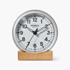 Shinola The Runwell 6&quot; Desk Clock White